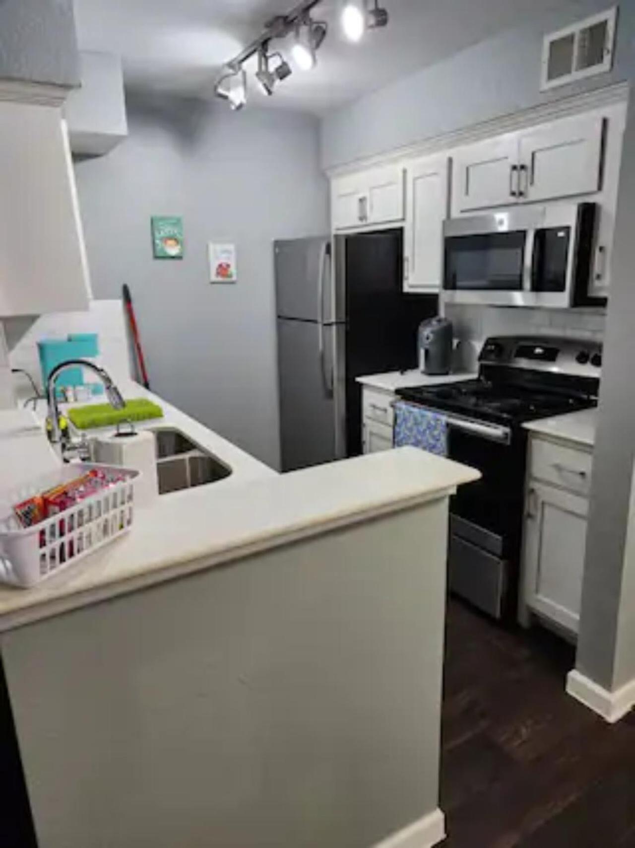 Blue Shark *B501* @ Medical Center 1Br Modern King Apartment With Private Patio Houston Exteriör bild